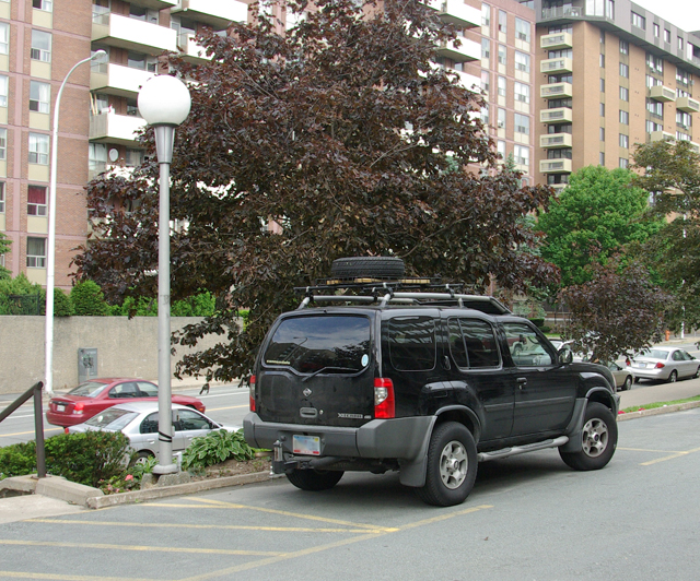 The Xterra Before Dad's Parking Deck Mishap.